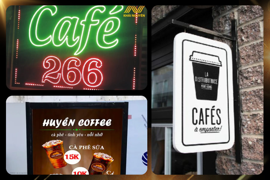 Biển vẫy cafe đem lại ấn tượng thu hút khách hàng
