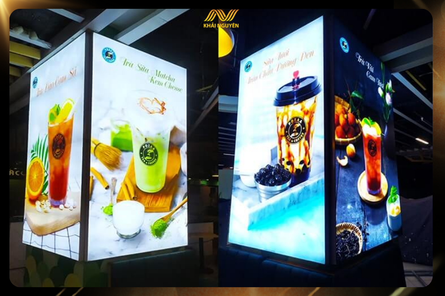 Hộp đèn menu thu hút khách hàng