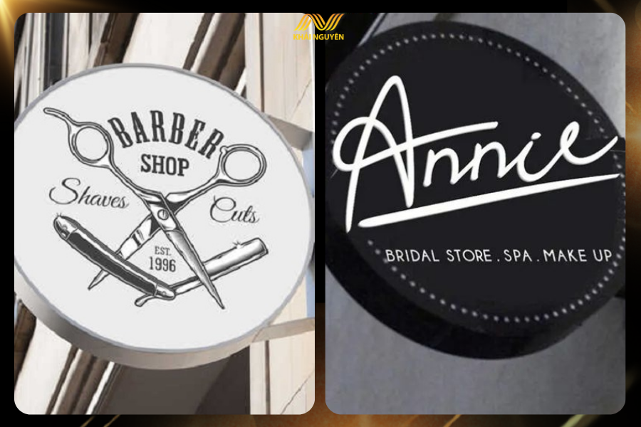 Biển vẫy tròn dễ tạo sự sang trọng