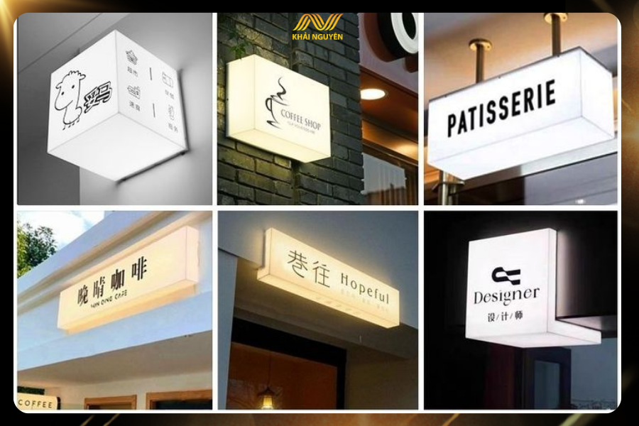 Biển vẫy chữ nhật dễ dàng linh hoạt về kích thước