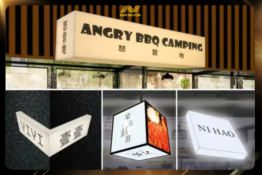 Mỗi ngành nghề thường có kích thước biển vẫy khác nhau