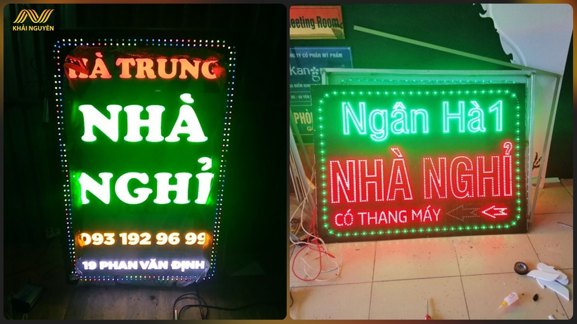 Cách chọn biển vẫy nhà nghỉ phù hợp