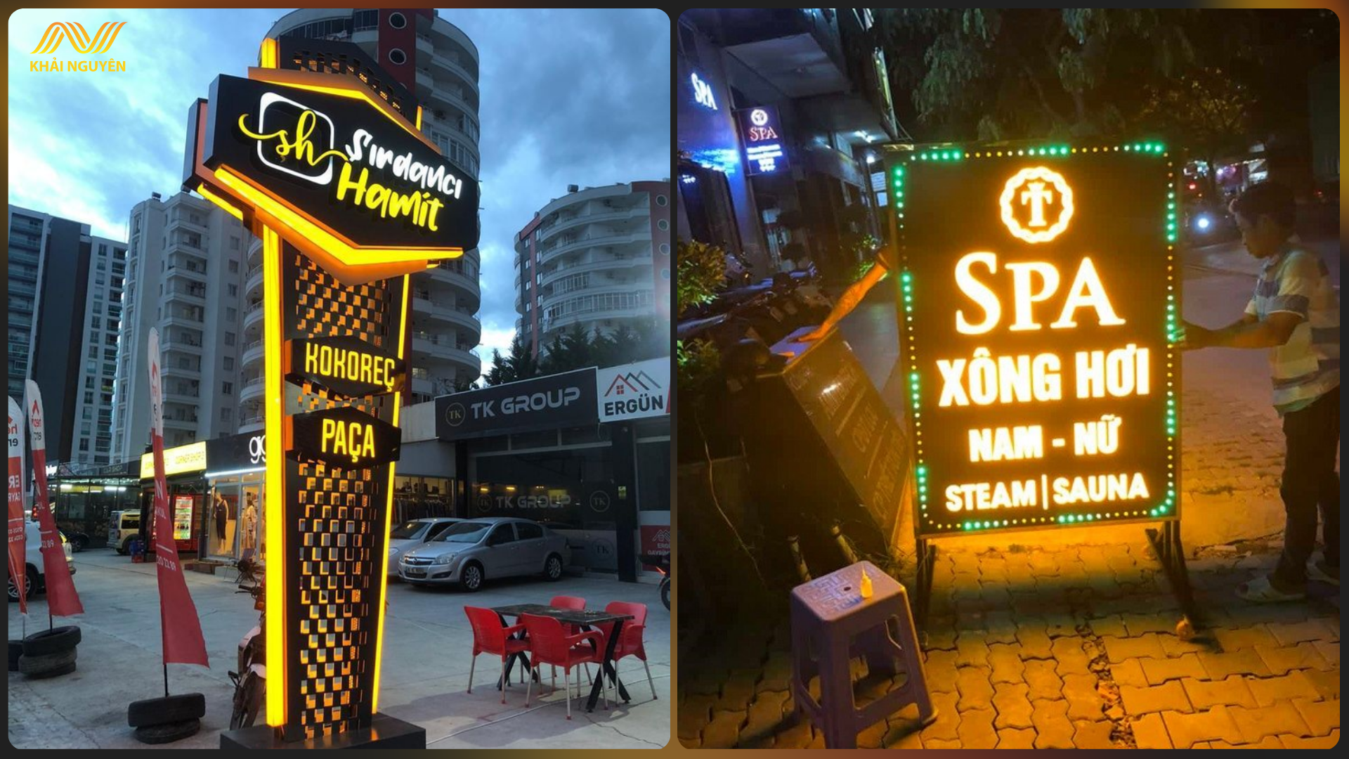 Kích thước là yếu tố quan trọng khi làm biển hiệu