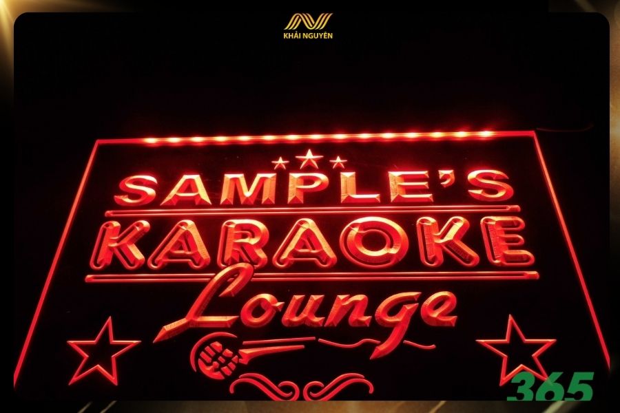 Biển vẫy giúp tăng nhận diện thương hiệu quán Karaoke