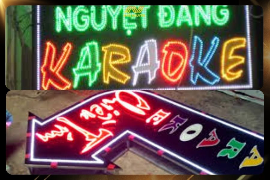 Biển vẫy hộp đèn tạo hiệu ứng thu hút