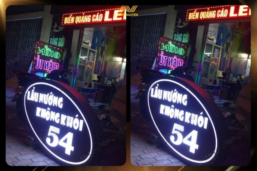 Biển vẫy lẩu nướng là giải pháp thu hút khách đi đường