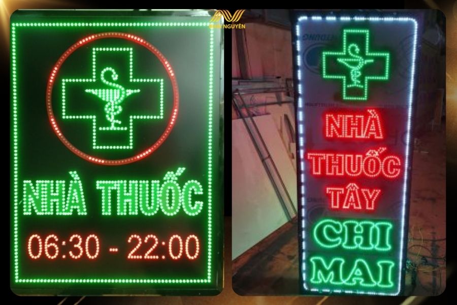 Biển vẫy giúp đồng bộ hình ảnh thương hiệu quầy thuốc
