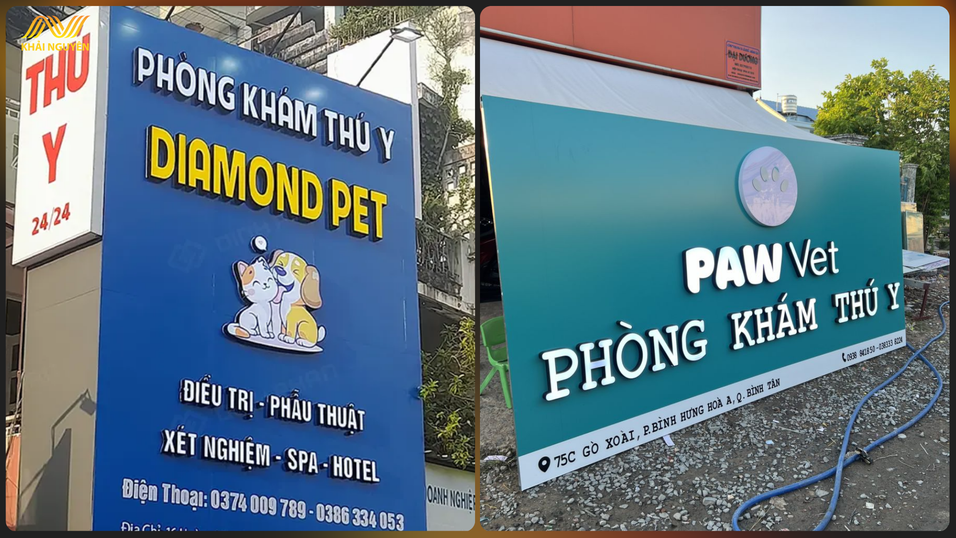 Biển vẫy nổi bật giúp thu hút khách hàng