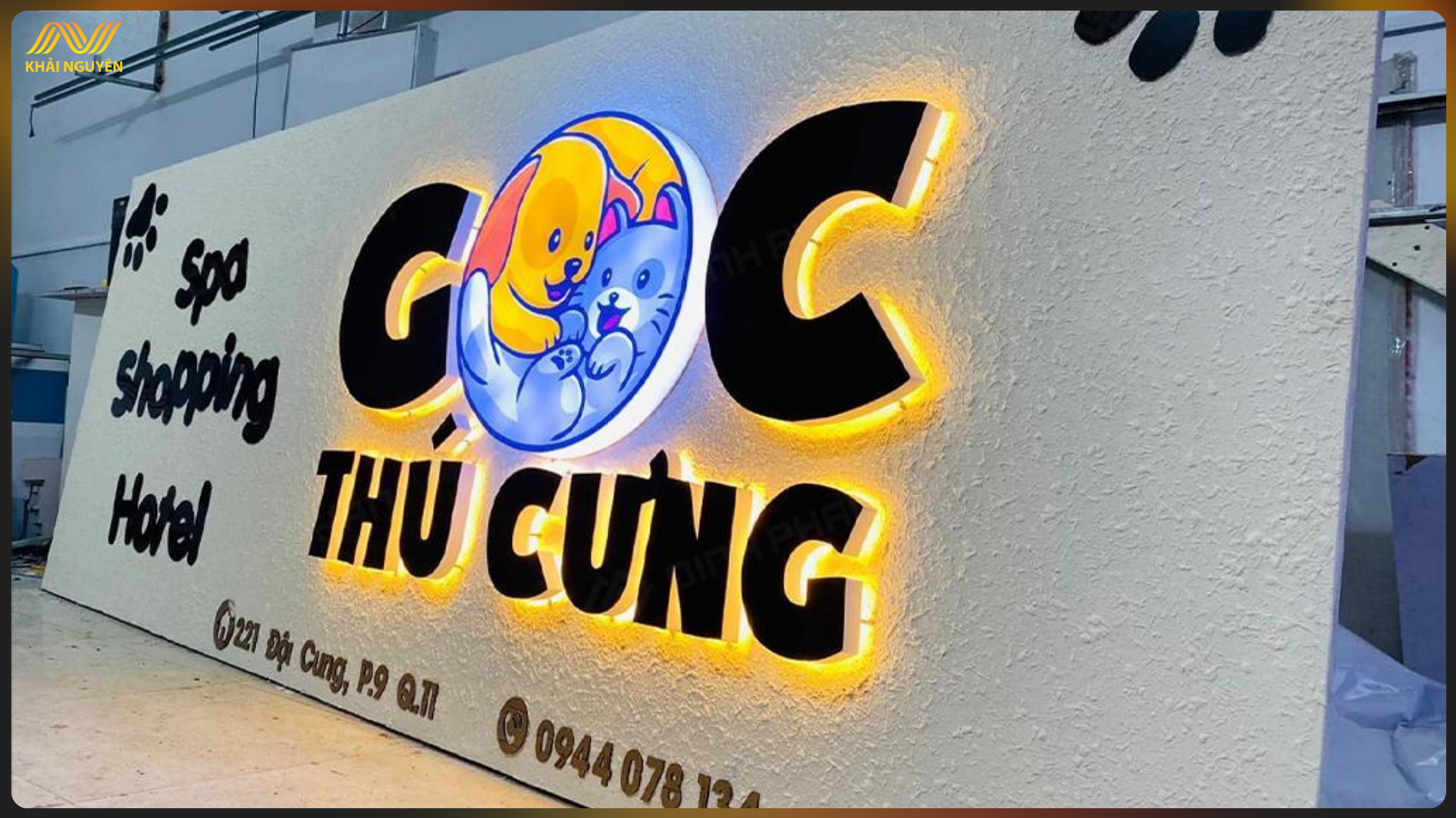 Nên chọn đơn vị thi công uy tín để lắp đặt biển vẫy thuốc thú y