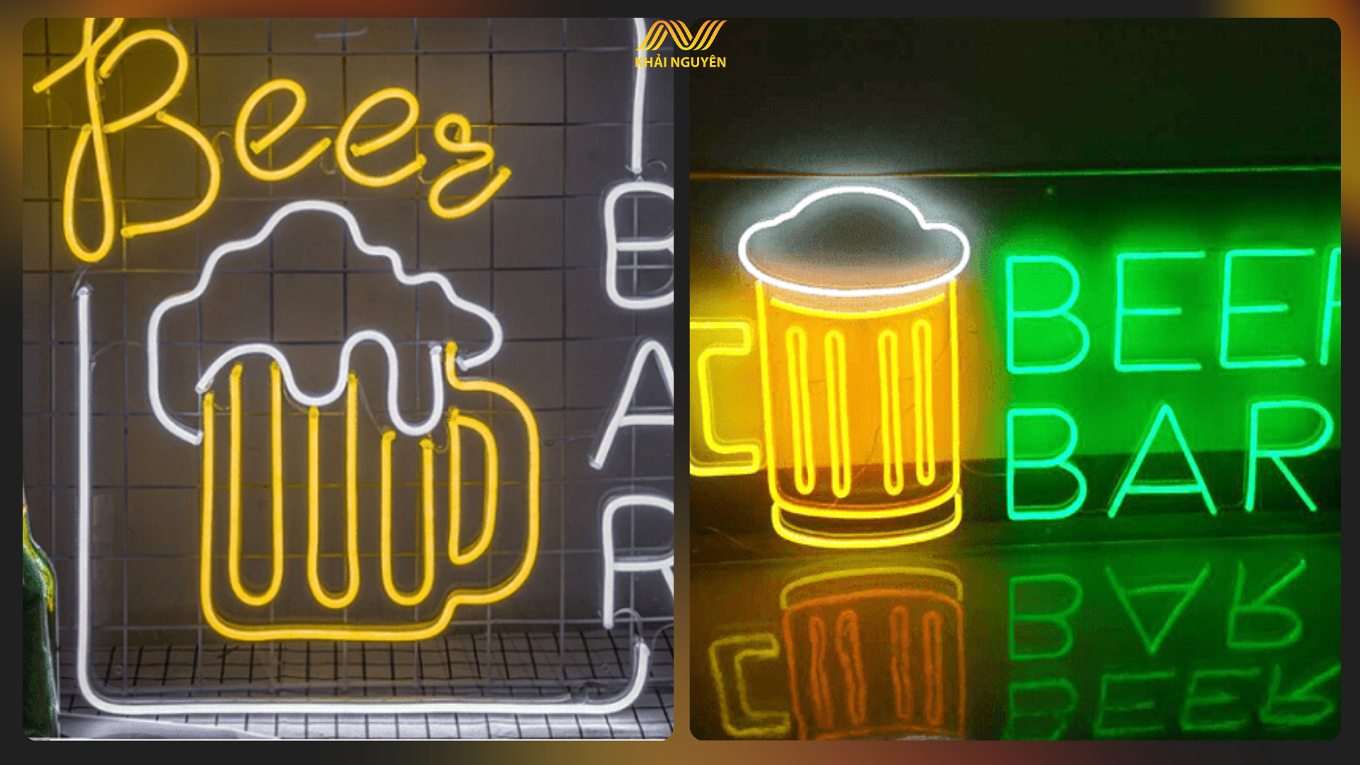 Biển vẫy quán bia đẹp và nổi bật