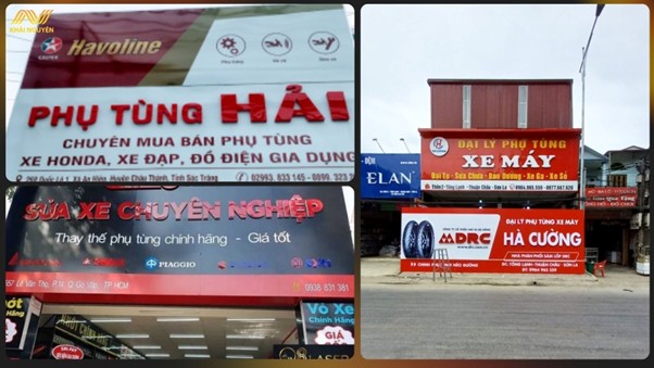 Đầu tư biển vẫy giúp cửa hàng nổi bật và tăng độ tin cậy cho cửa tiệm