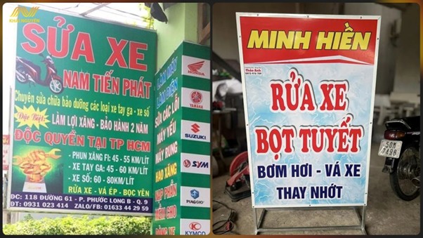 Biển vẫy chữ nổi Alu bền đẹp theo thời gian