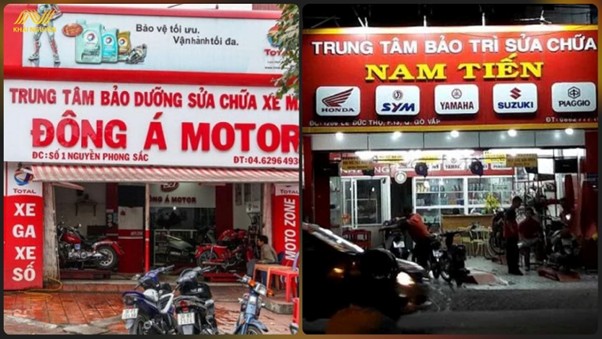 Vì sao nên chọn biển LED Khải Nguyên làm biển vẫy sửa xe máy?