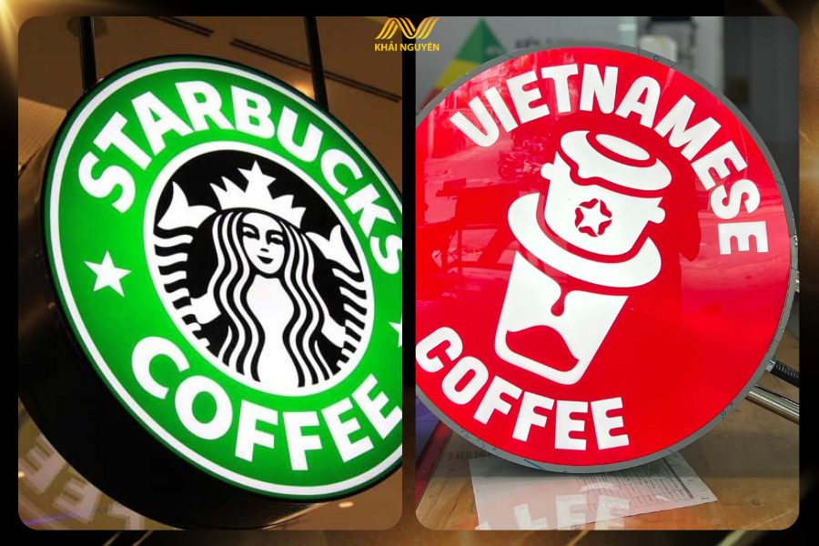 Biển vẫy theo nhận diện thương hiệu