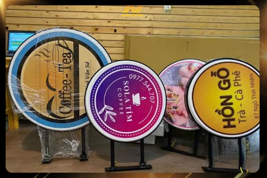 Mẫu biển vẫy cafe