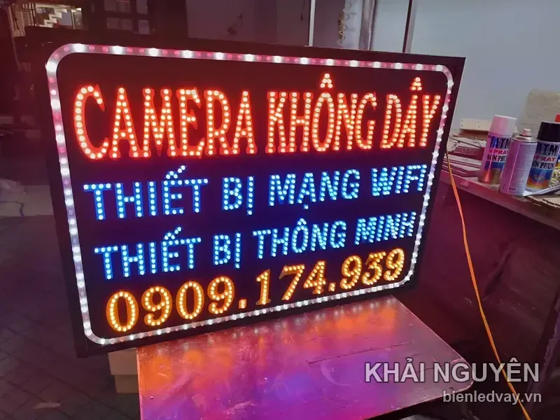 Biển vẫy LED Camera Không Dây, Thiết Bị Mạng WiFi và số điện thoại