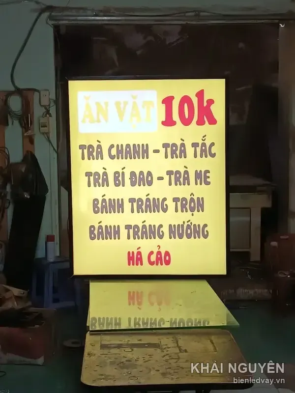 Biển Vẫy Trà Chanh: Mẫu Đẹp + Bảng Giá Xưởng 2026