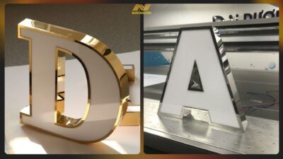 Biển chữ nổi alu chắc chắn và bền đẹp theo thời gian