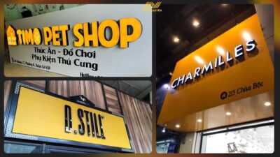 Biển Alu Chữ Nổi – Biển Hiệu Bền Đẹp, Hiện Đại và Dễ Gây Ấn Tượng