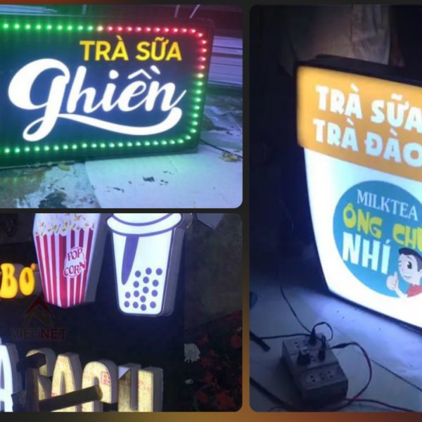 Biển LED vẫy nổi bật giúp thu hút khách vãng lai