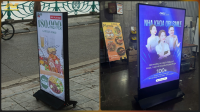 Biển LED vẫy – Giải pháp quảng cáo nổi bật giúp cửa hàng hút khách 24/7