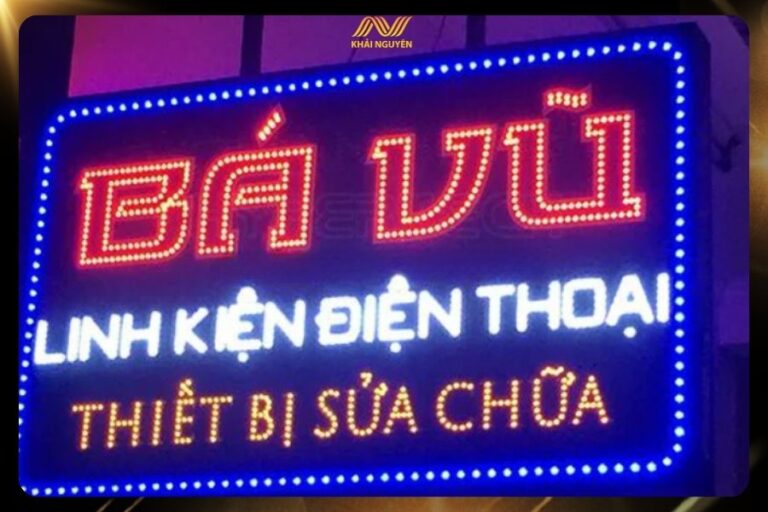 Biển vẫy điện thoại giúp thu hút khách hàng