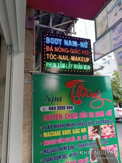 bien-hieu-spa-thuy-mat-tien-kem-man-hinh-led-dic-3-kn Biển vẫy spa: mẫu thật, vật liệu và báo giá