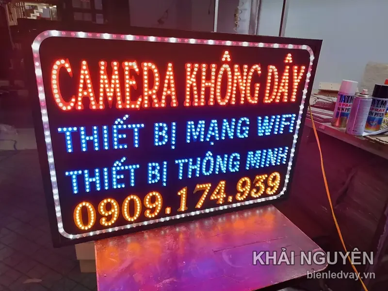 Biển vẫy LED Camera Không Dây, Thiết Bị Mạng WiFi và số điện thoại