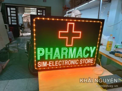 Bảng LED 2 Mặt Nhà Thuốc: Mẫu Thật Và Báo Giá
