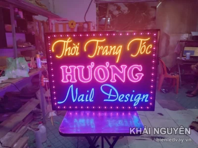 Biển Vẫy Nail: Mẫu Thật Theo Phong Cách Và Cấu Hình