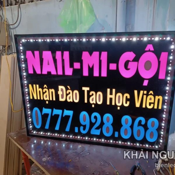 Biển Vẫy Nail: Mẫu Thật Theo Phong Cách Và Cấu Hình