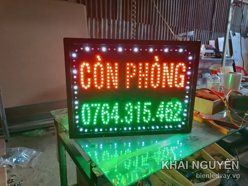 Biển vẫy LED nhà nghỉ, khách sạn - dự án Khải Nguyên