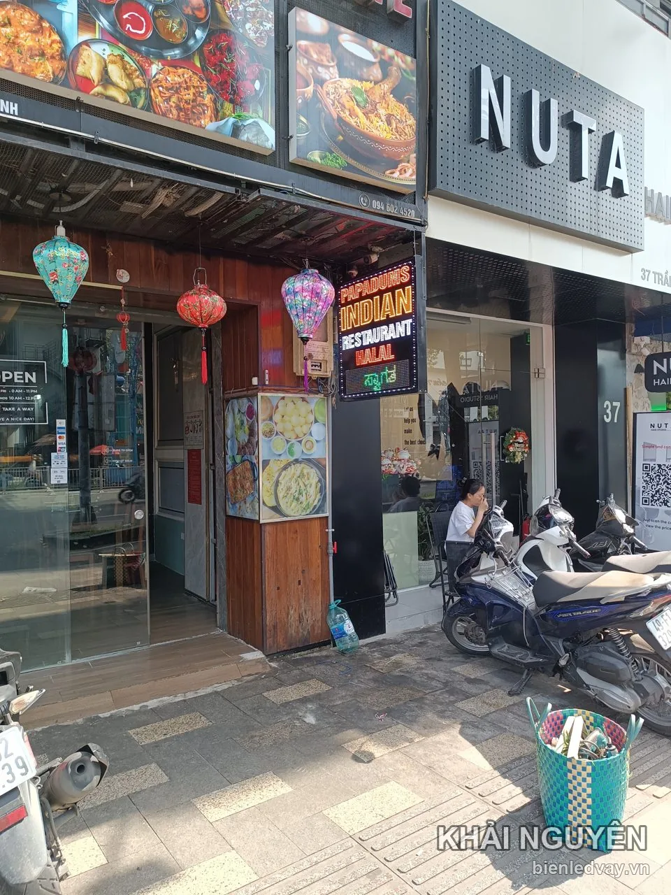 Biển vẫy LED Papadum S Indian Restaurant Halal